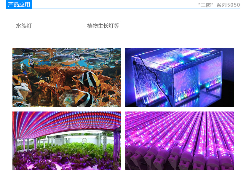 三防系列5050RRGB灯珠产品应用